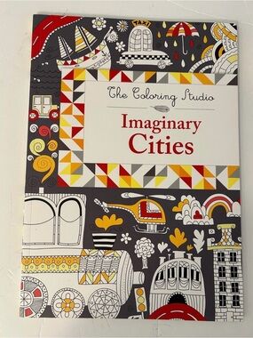Imaginary Cities Coloring Book - The Coloring Studio with 23 pages
